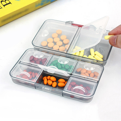 Travel Pill Organizer Medicine Box