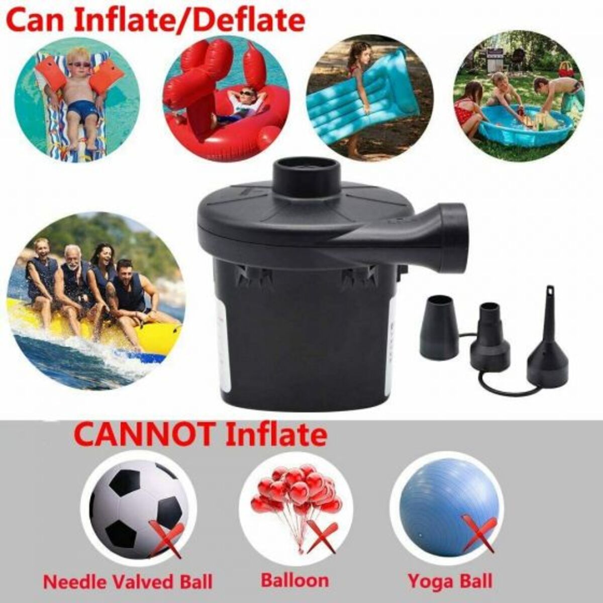 Electric Air Pump Inflator pool