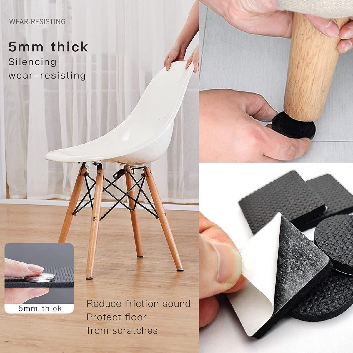 30 Pcs Floor Protector pads-Round