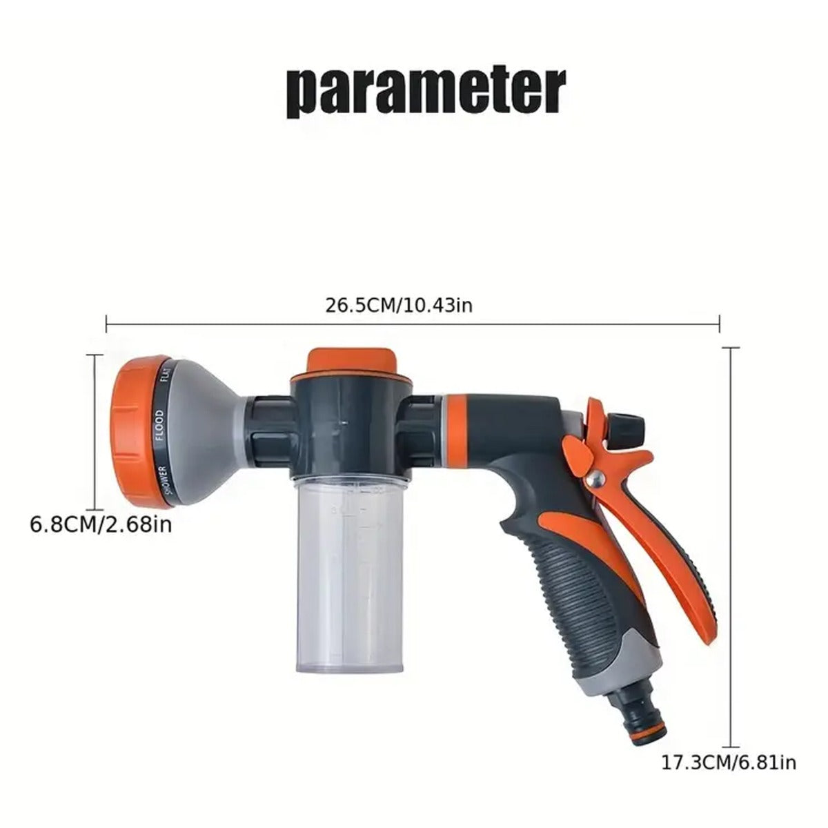 Cannon Washing Garden Hose Spray Nozzle