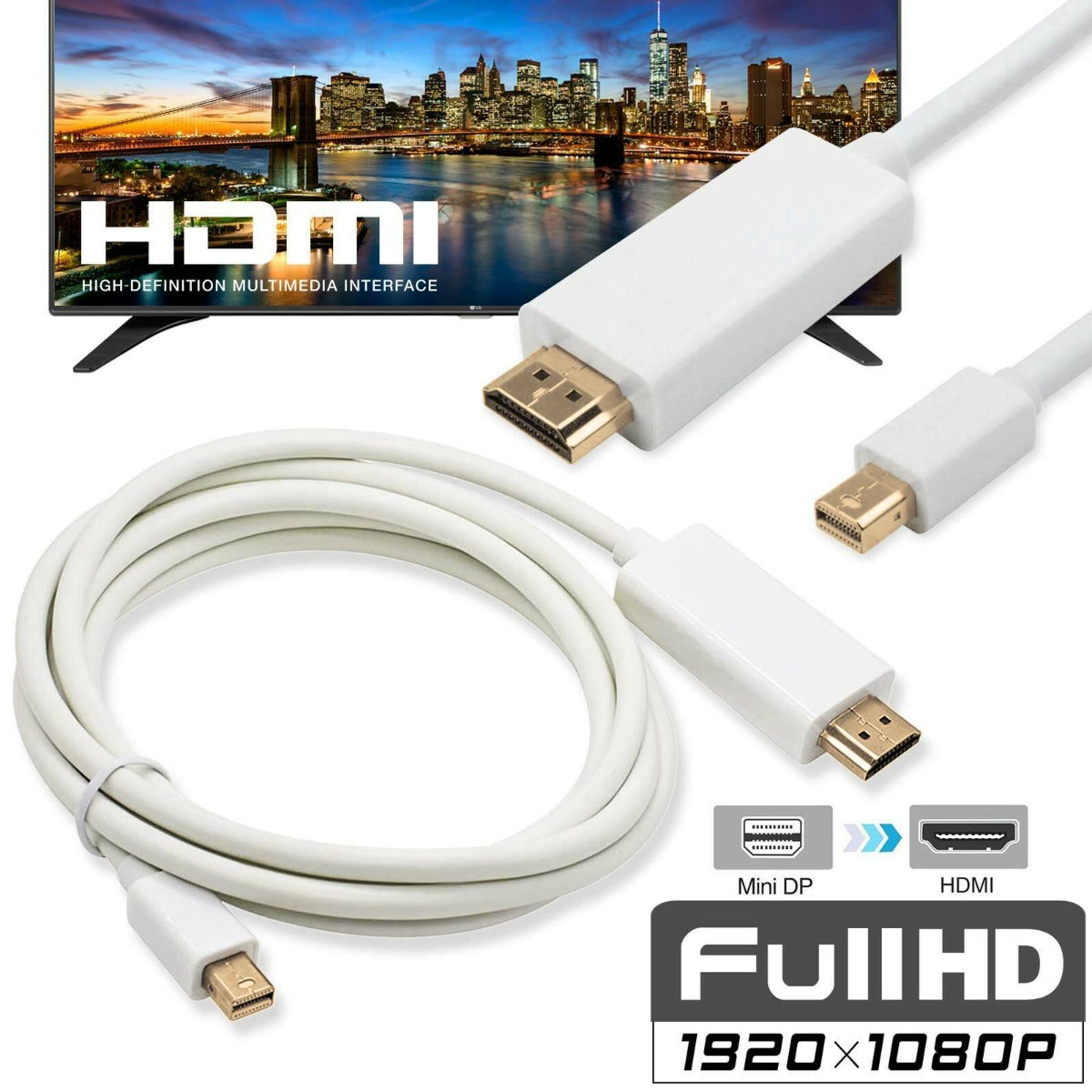 Mini DP to HDTV Cable Adapter