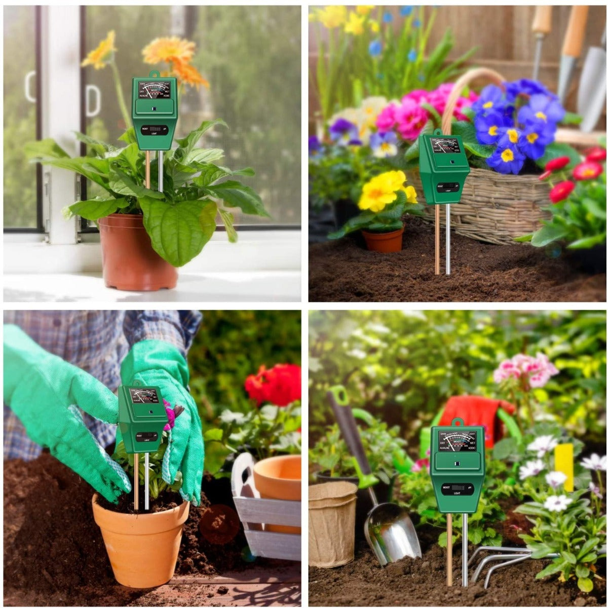 3-In-1 Soil PH And Moisture Meter