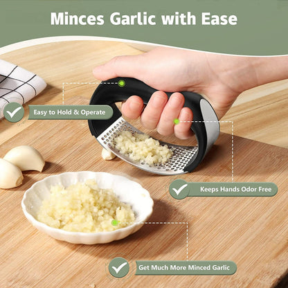 Garlic Press Crusher Ginger Rocker