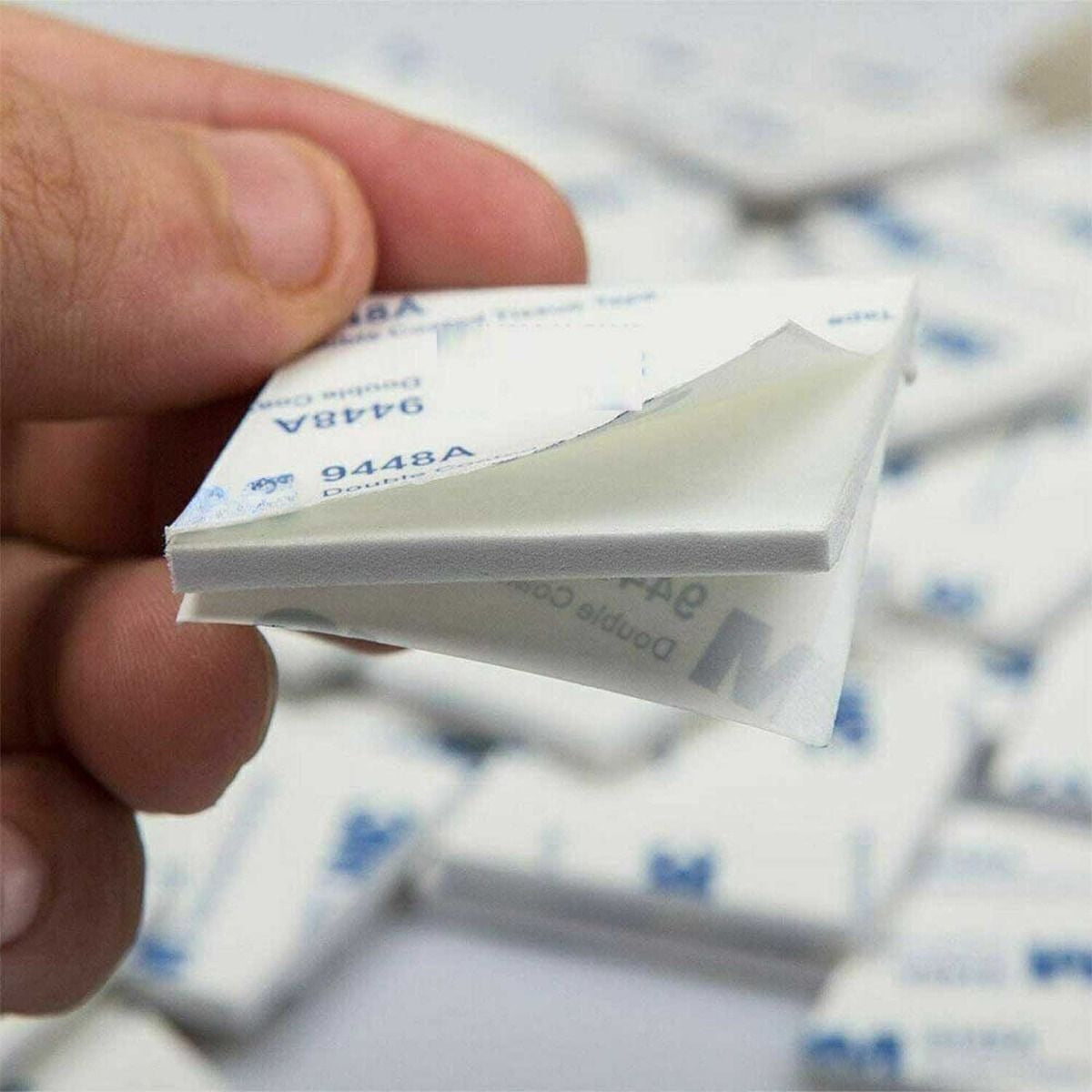 Double Sided Foam Mounting Tape Squares, 60 Pcs