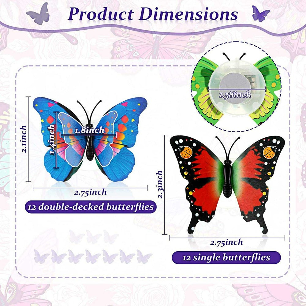 10 PCS LED Butterfly Light