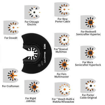 2pcs 3-1/2-Inch Semicircle Precision Saw Blades