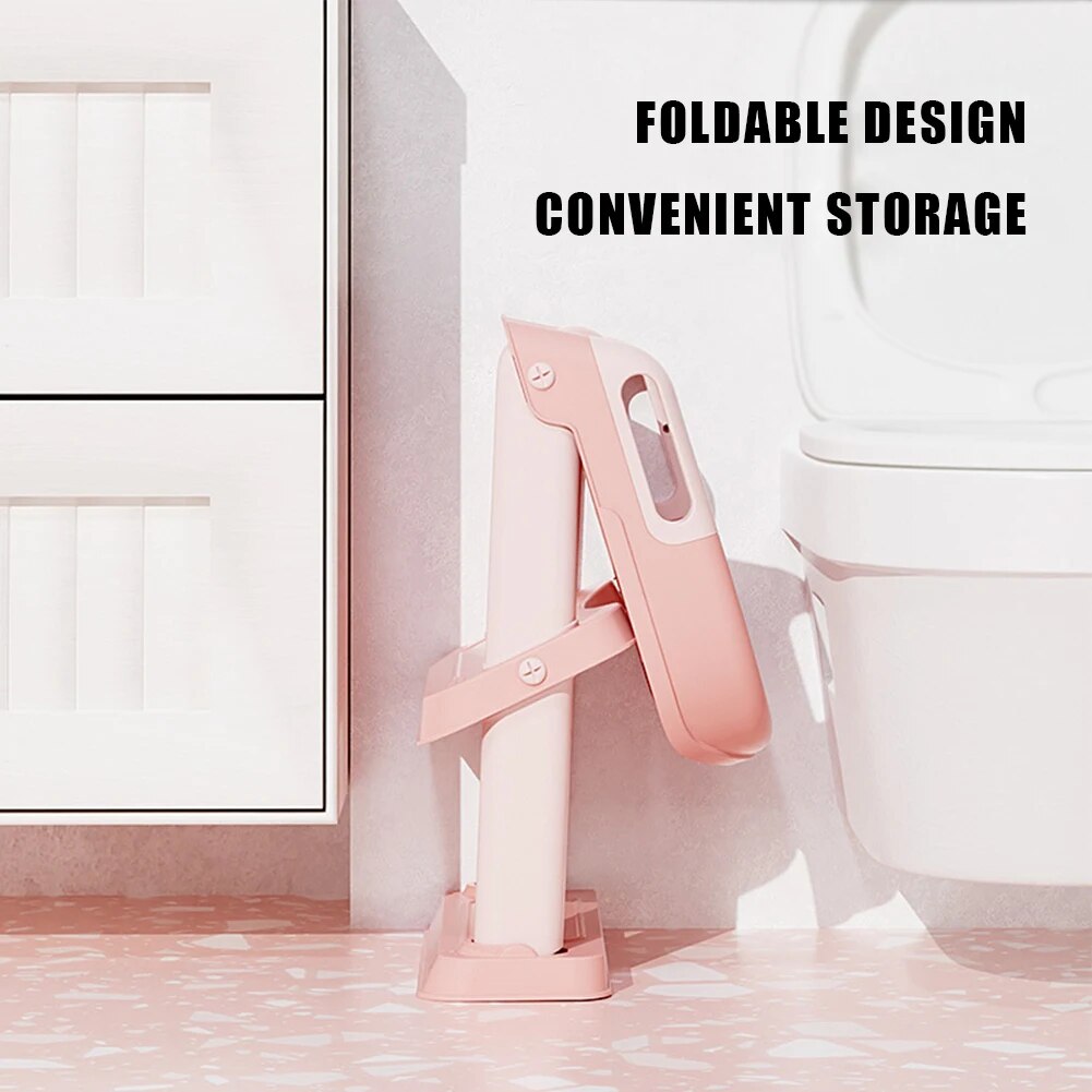Potty Training Child Toilet Seat with Ladder - peach