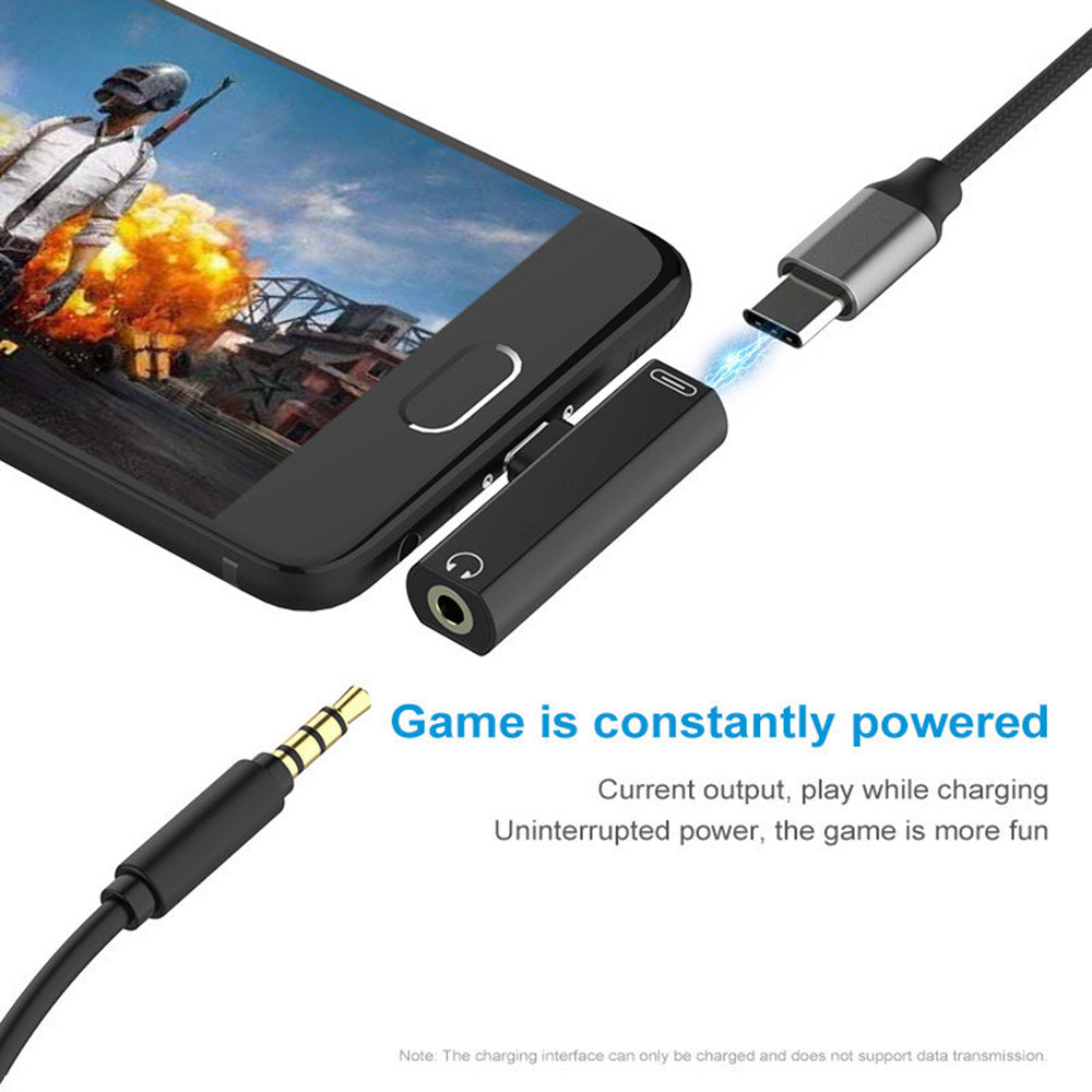 Type-C to 3.5mm Audio Connector