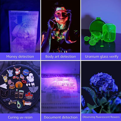 UV Torch Ultra Violet LED Flashlight