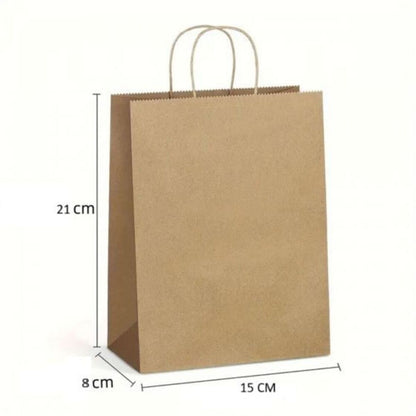 10pcs Kraft Shopping Bag