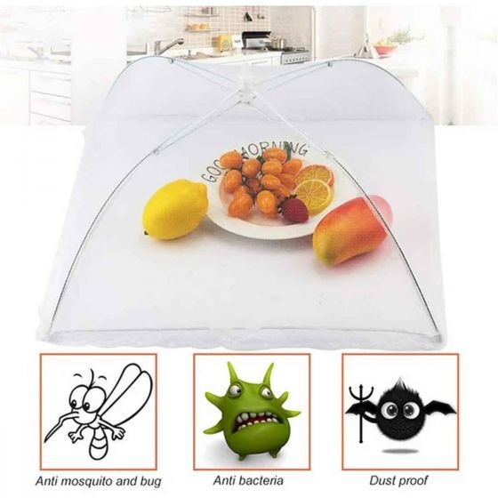 1pc Food Umbrella Pop Up Mesh Screen Food Covers