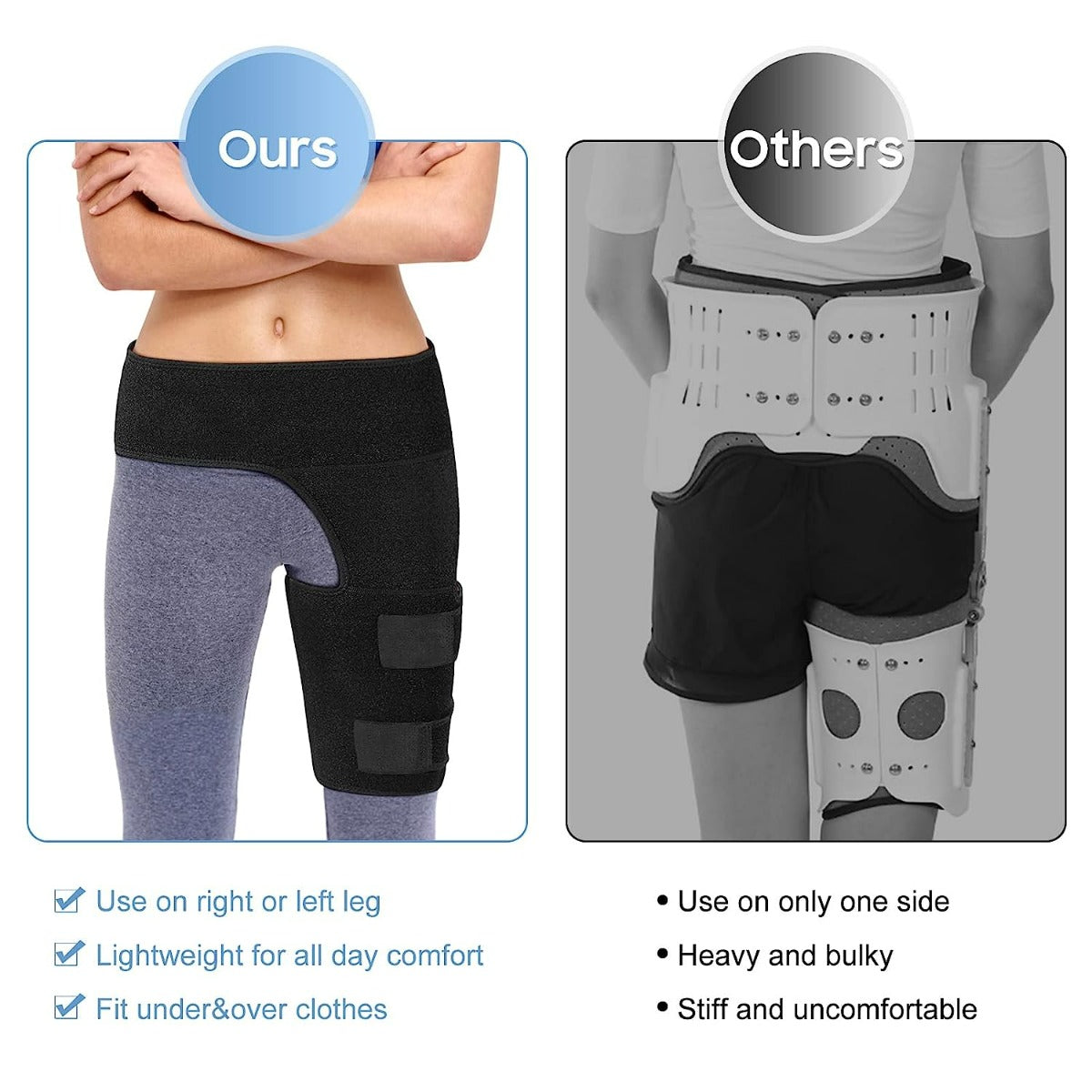 THIGH SUPPORT KNEE WRAP