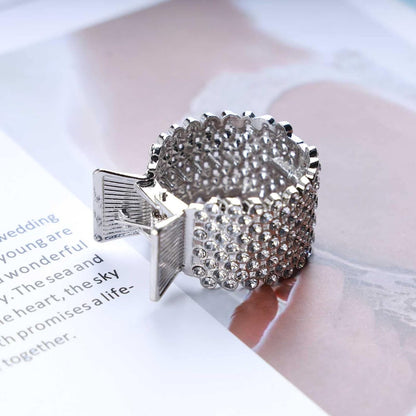 Elegant Faux Pearl Rhinestone Hair Clips
