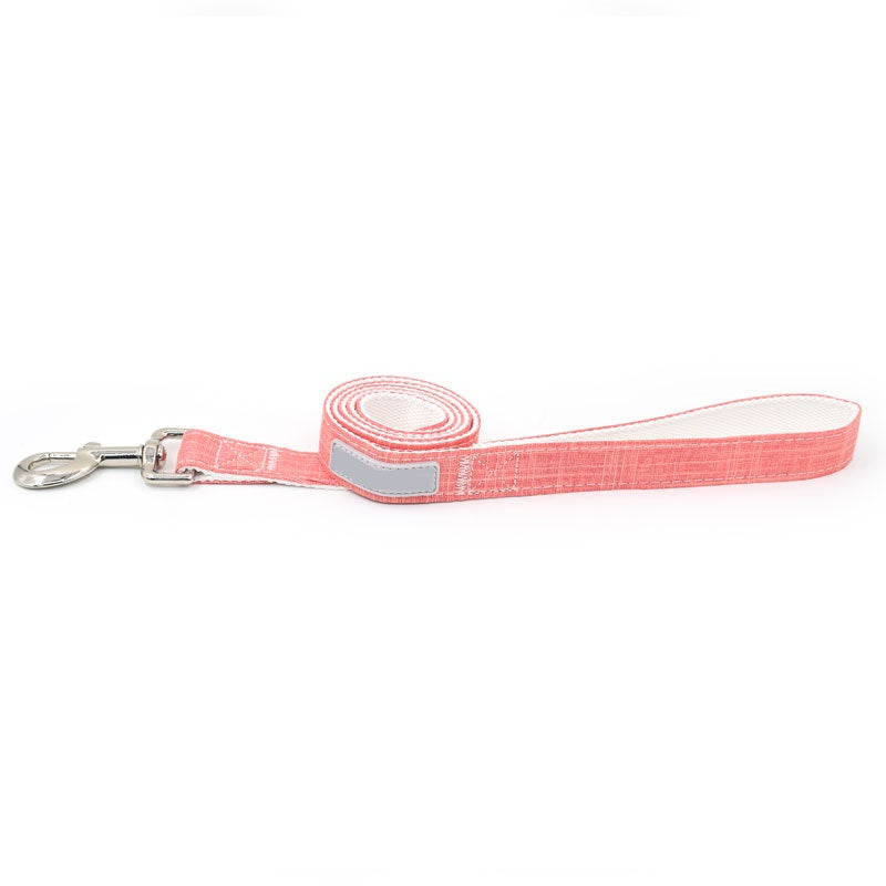 KL-039 PET PULL ROPE BAMBOO FIBER -Pink-Large