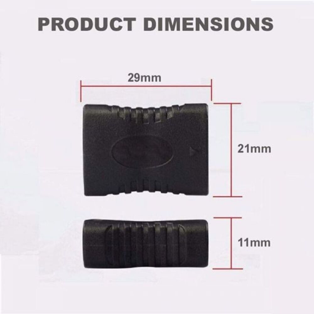 HDTV Coupler Adapter, Female to Female