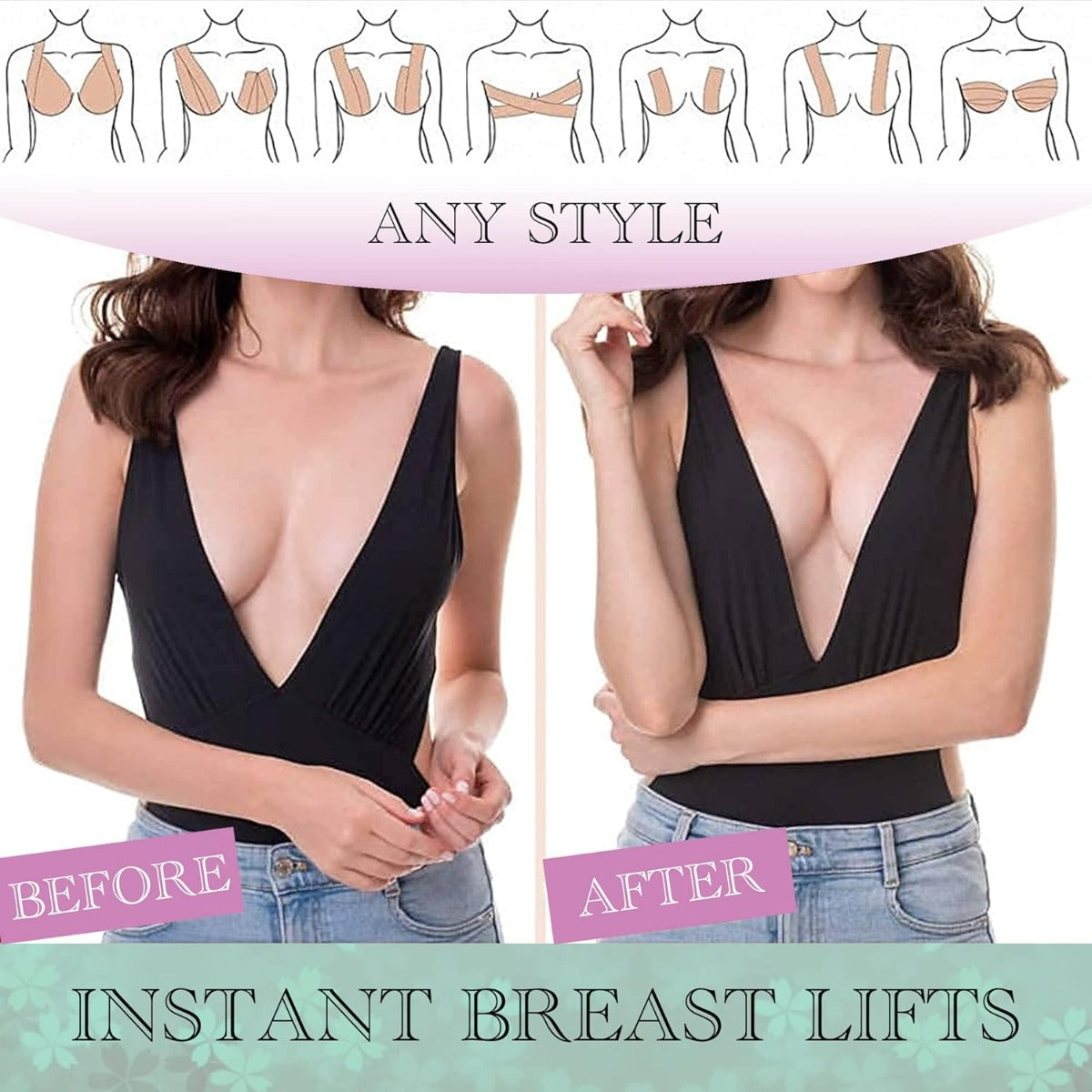 1Roll/ Boob Tape Bras For Women