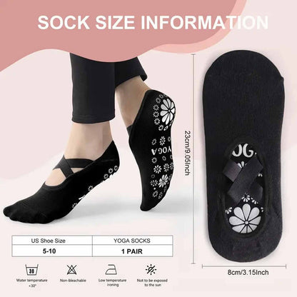 Criss Strap Non Slip Yoga Socks