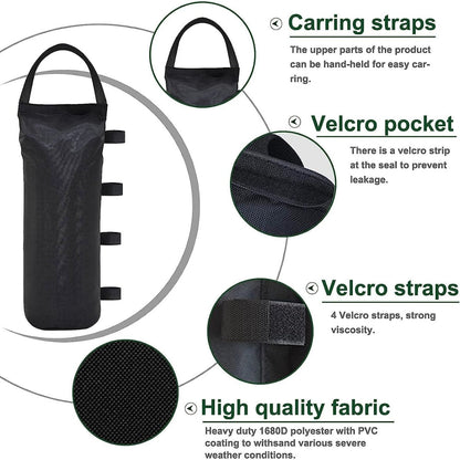 4pcs Canopy Weight Sand Bags