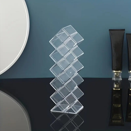 Stackable Fish Shape Lipstick Tower Makeup Organizer
