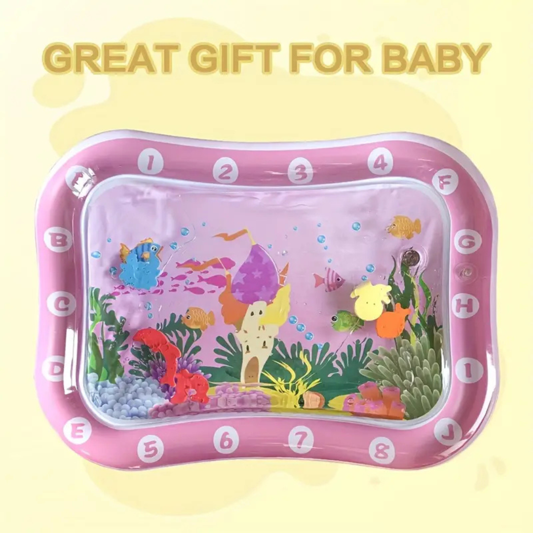 Baby Tummy Water Mat-Pink