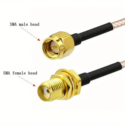 1Pcs SMA Female To SMA Male Extension Cable