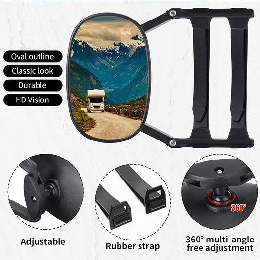 Universal Clip-on Towing Mirrors Extension