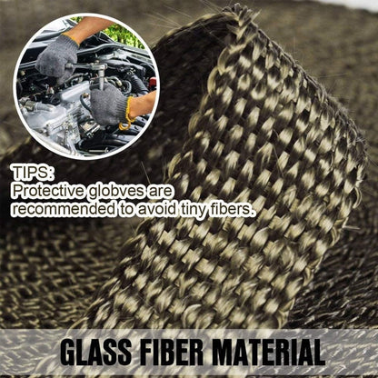 Titanium Exhaust Heat Wrap Roll