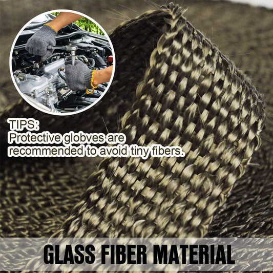 Titanium Exhaust Heat Wrap Roll