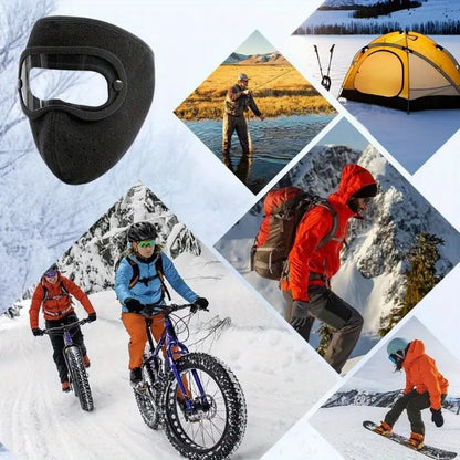 Anti-Fog Goggles Fleece Balaclava Face Mask