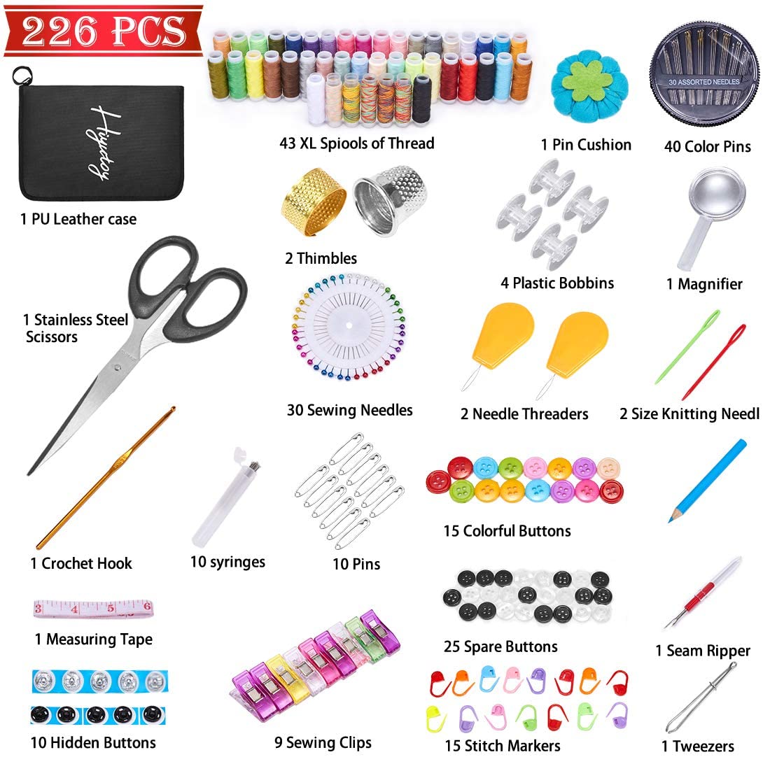 226 pcs Sewing Kits
