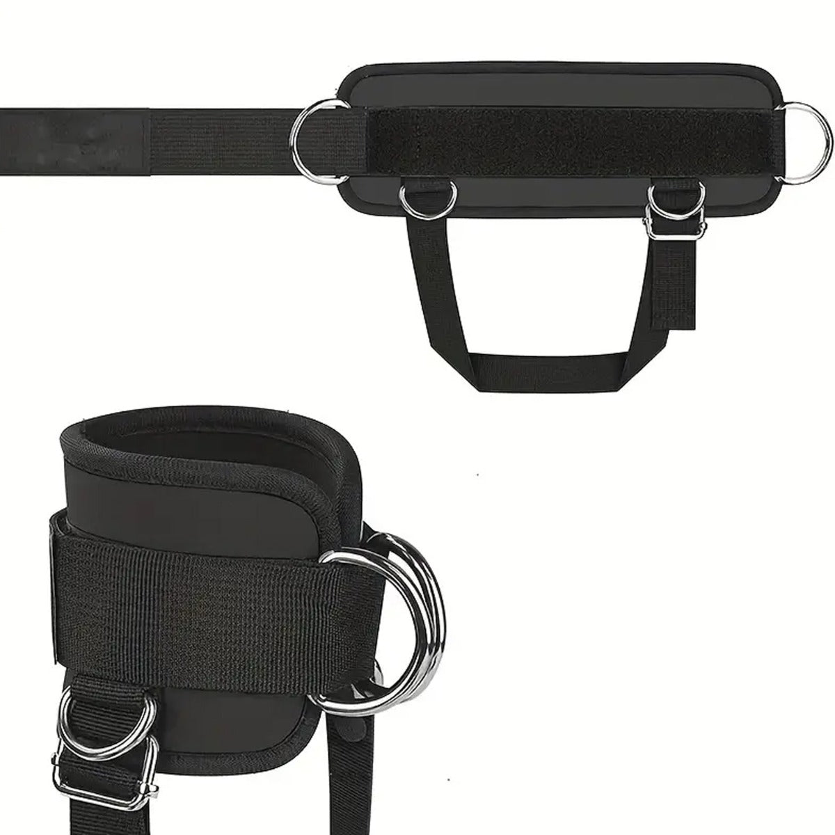 Comfortable Fitness Ankle Straps with D-Ring Cuffs
