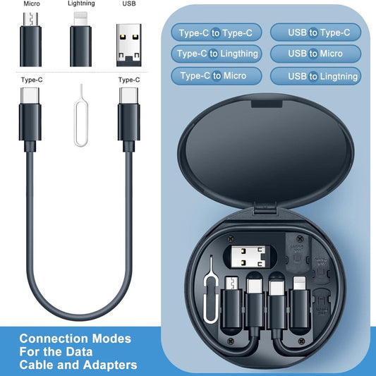 Multi USB Charging Adapter Cable Kit