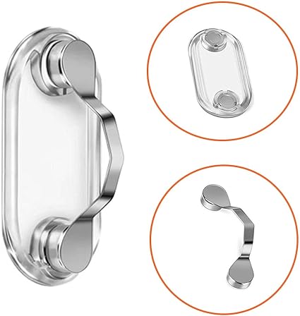 Portable Hang Pin Brooches Multi-Function Cloth Buckle Magnet Clip Eyeglass