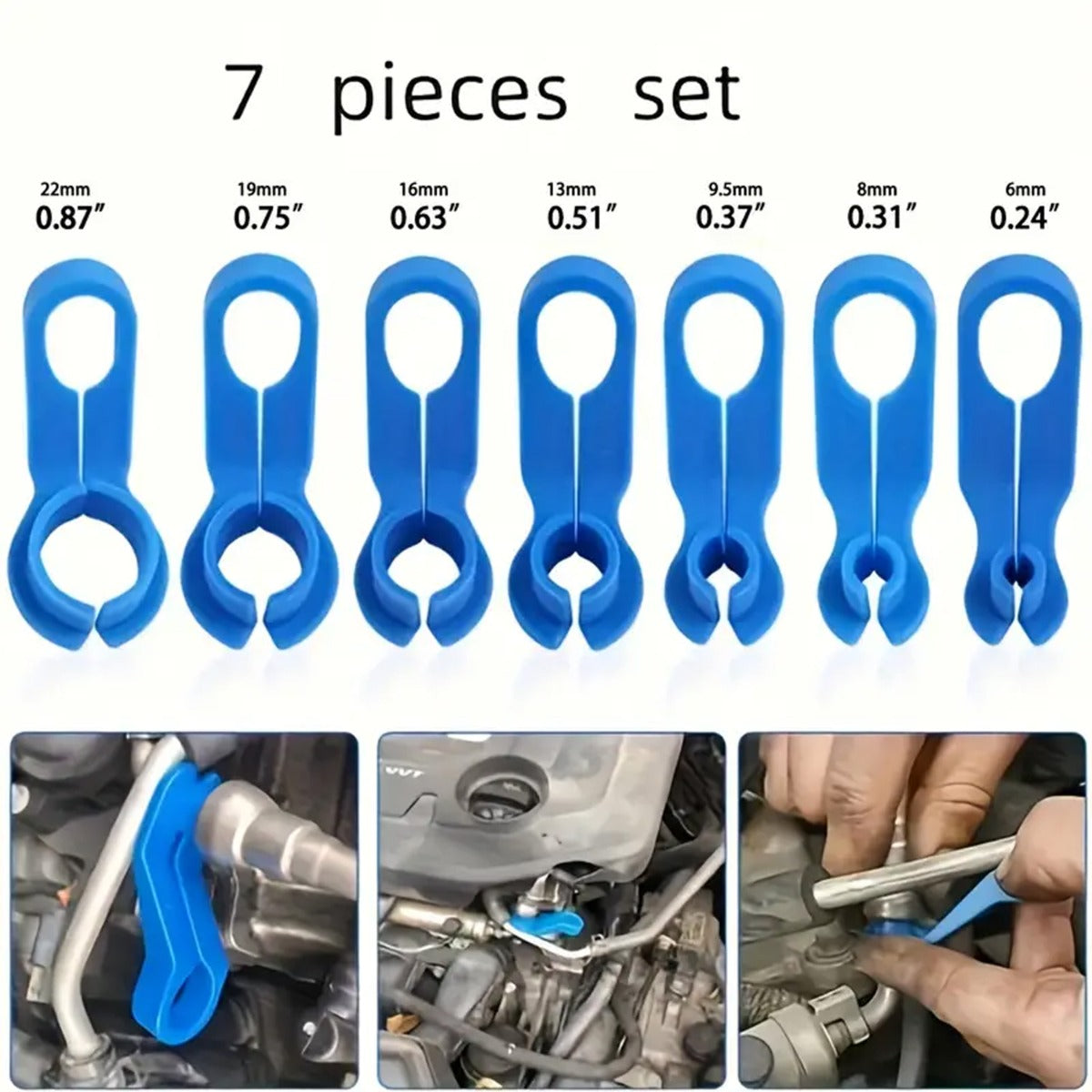 7Pcs Fuel Line Disconnect Tool Set