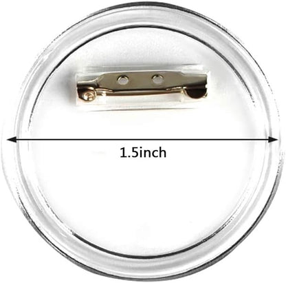 Clear Acrylic Button Badge Kit Handmade DIY Craft Supplies
