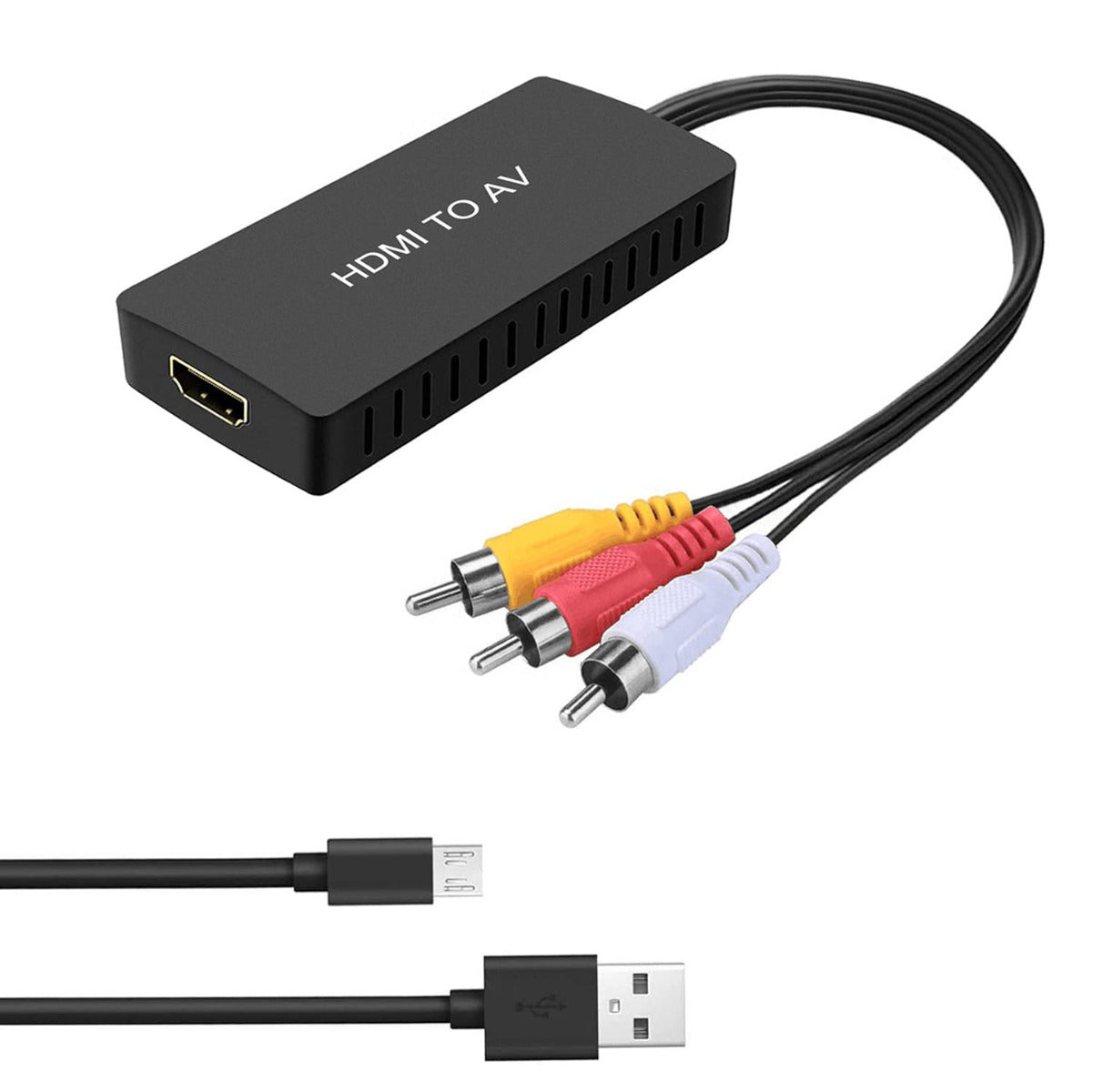 HDTV to Composite AV Converter Adapter, Video & Audio