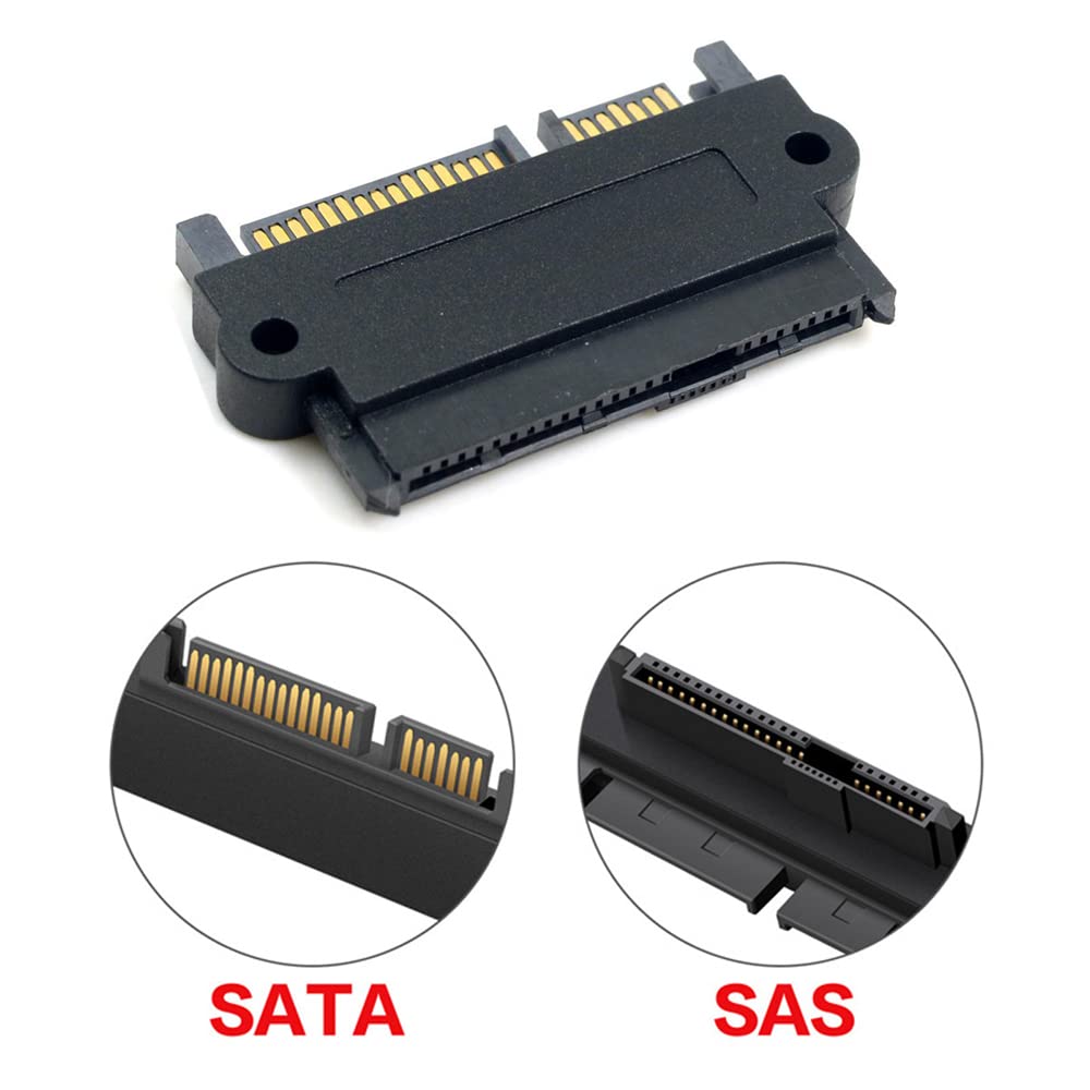 6 Gbps SFF 8482 SAS To SATA Angle Computer Adapter Converter SATA To SATA