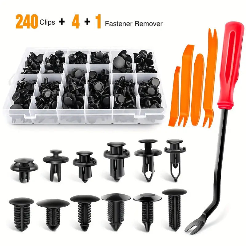 Car Bumper Retainer Clips Plastic Rivets Fasteners