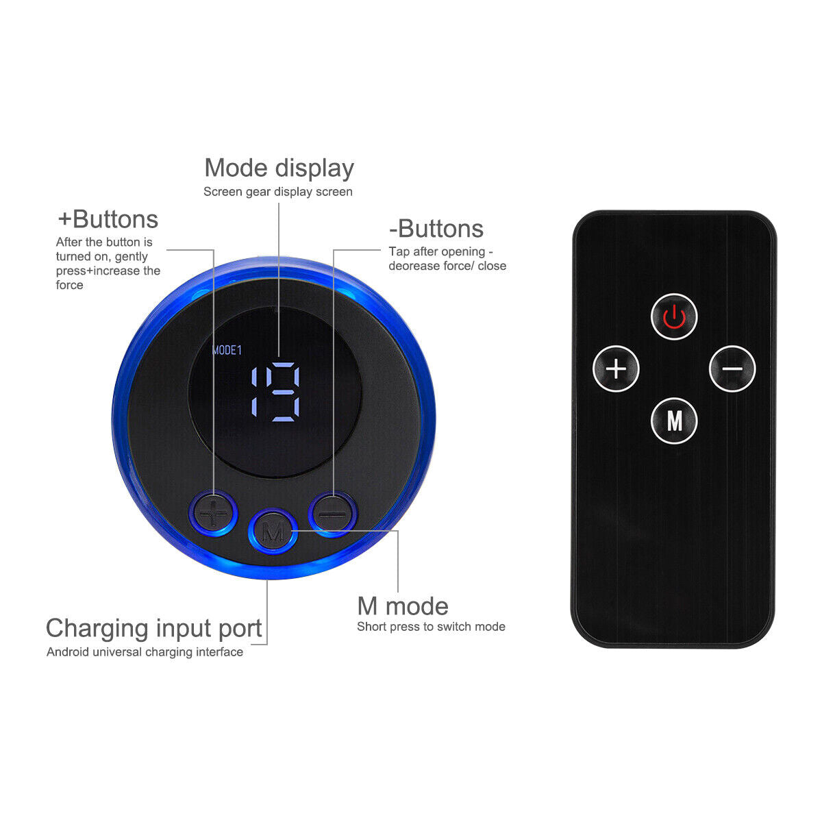 Electric Eye Beauty Skin EMS Facial Massager Rechargeable CLEAR