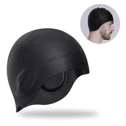 2 pcs Waterproof Silicone Swimming Caps