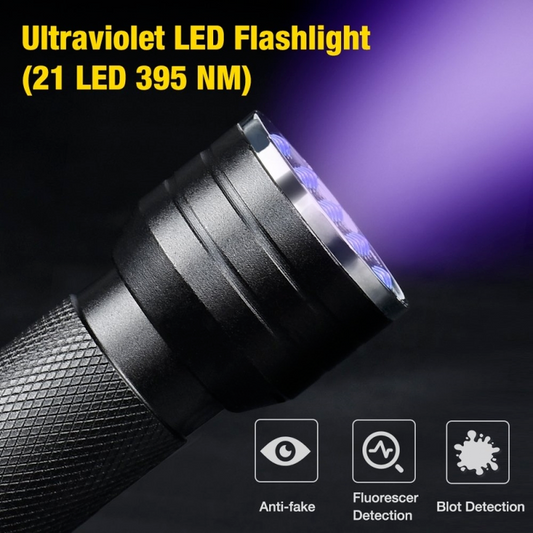 UV Torch Ultra Violet LED Flashlight