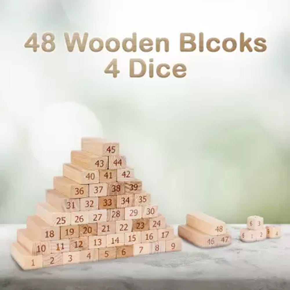 Wooden Tower with Number