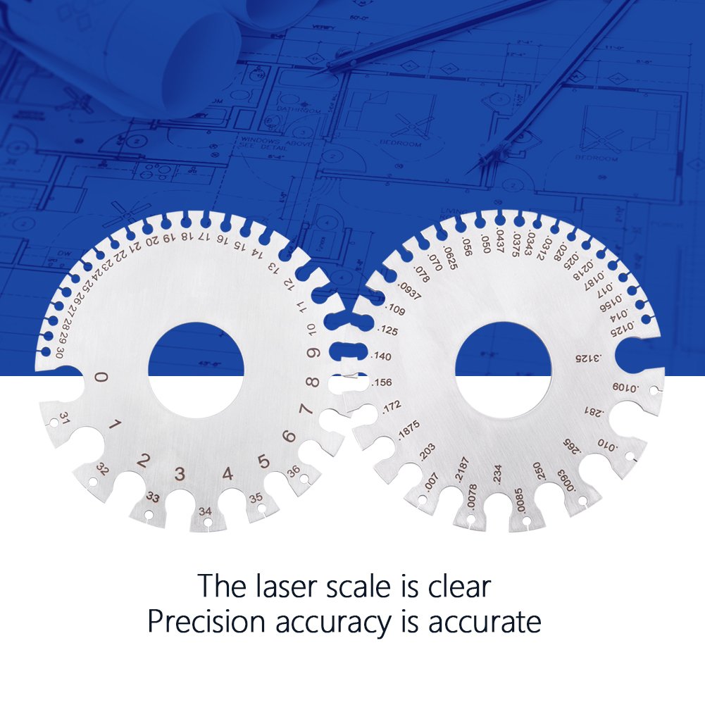 Wire Ruler Gauge Diameter Tool