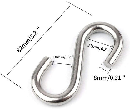 S Shape Stainless Steel Hook