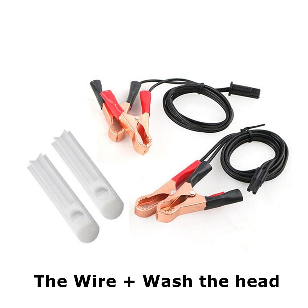 Universal Fuel Injector Flush Cleaner Adapter DIY Kit Car Cleaning Tool + Nozzle