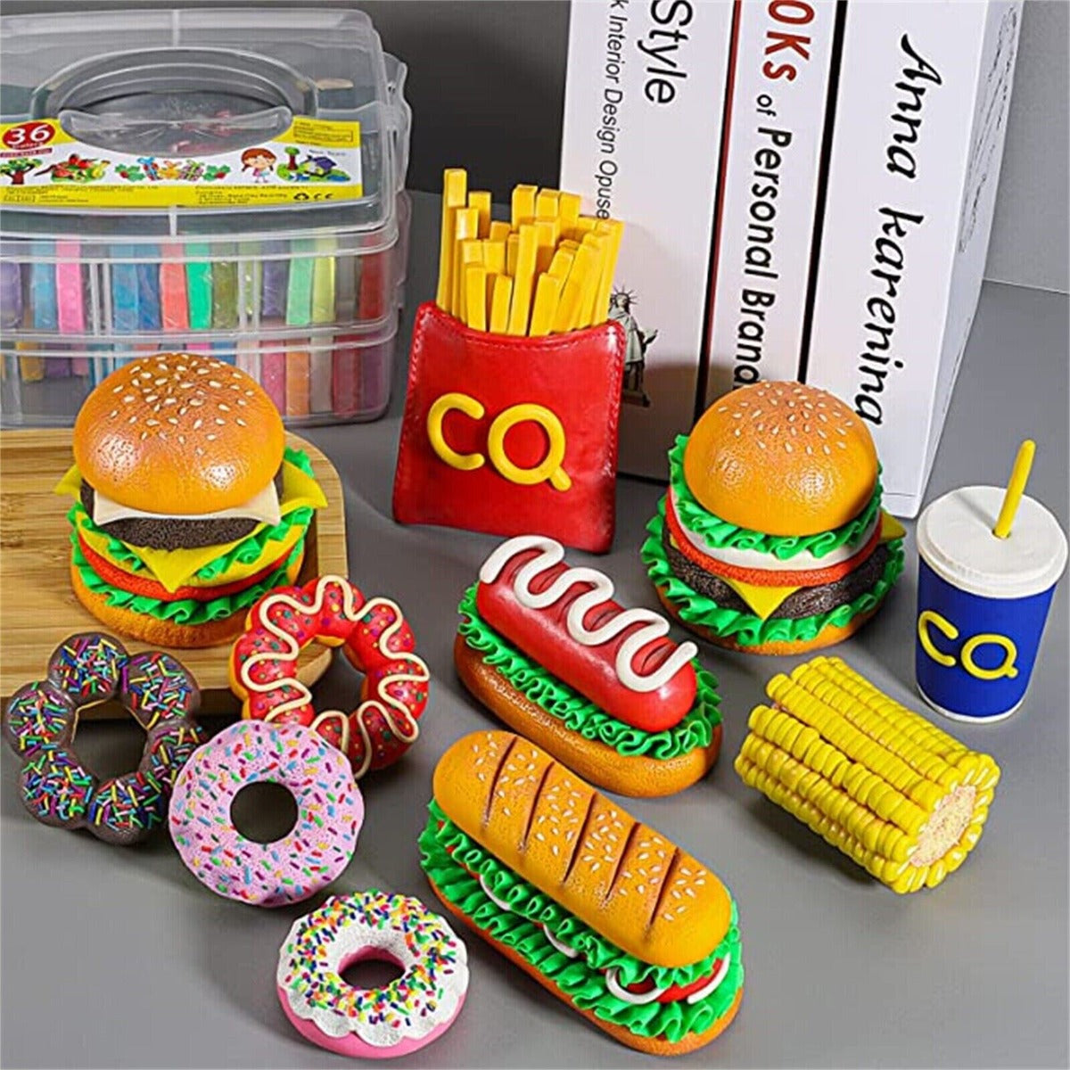 Polymer Clay Starter Kit, 50 Colors