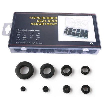 180pcs Rubber Grommet Set