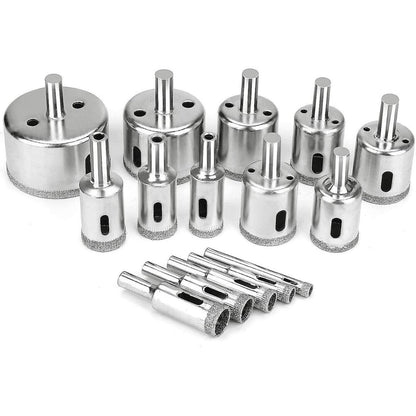 15PCS Diamond Hole Saw Drill Bit Set