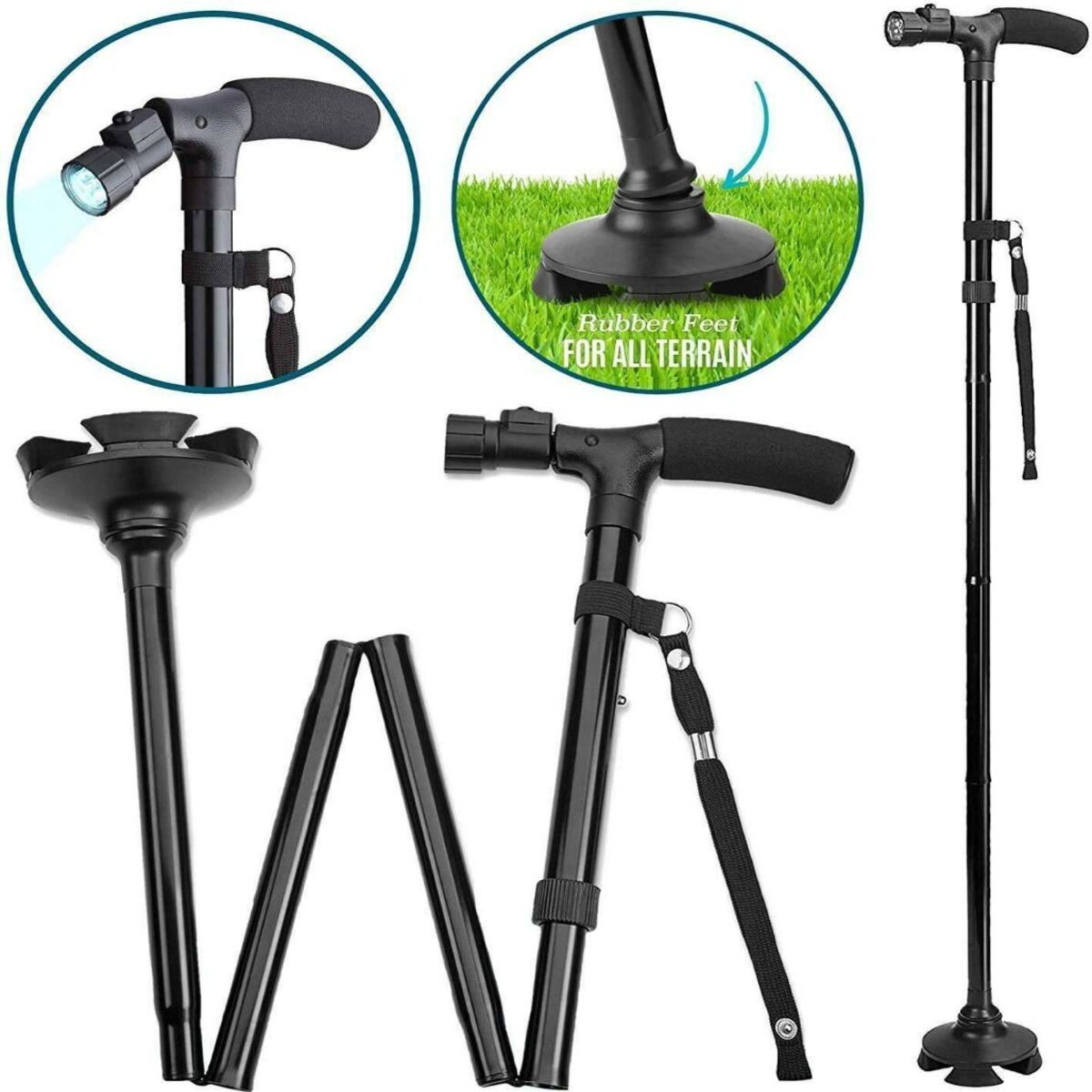 Walking Sticks with LED Lights