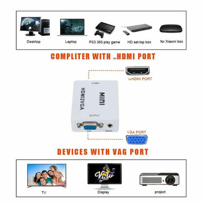 HDTV to VGA Convertor with Audio Out